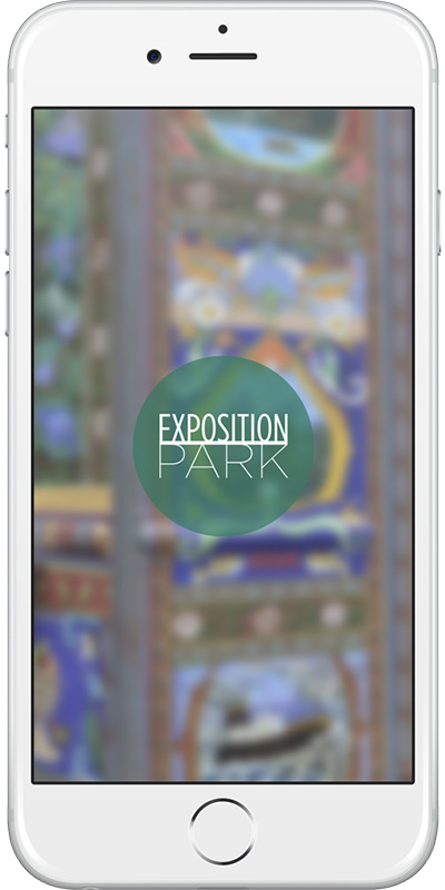 Exposition Park iPhone app load screen