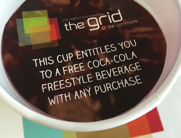 The Grid cup promotion