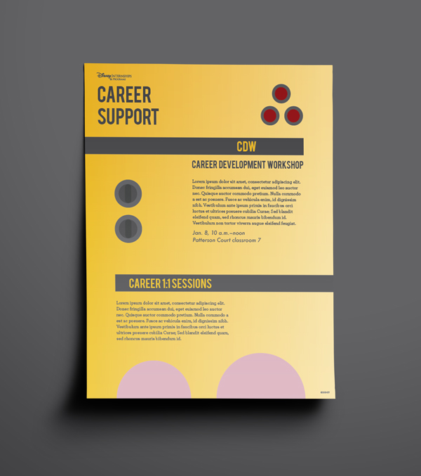 Career sessions poster: support